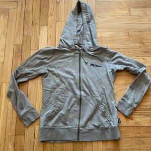 Patagonia W's Zip up Hoodie, Grey, Small